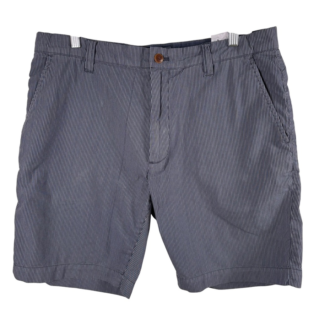 Grayers Shorts Men's Size 36 Navy White Pinstripe Cotton‎ Blend Casual Preppy